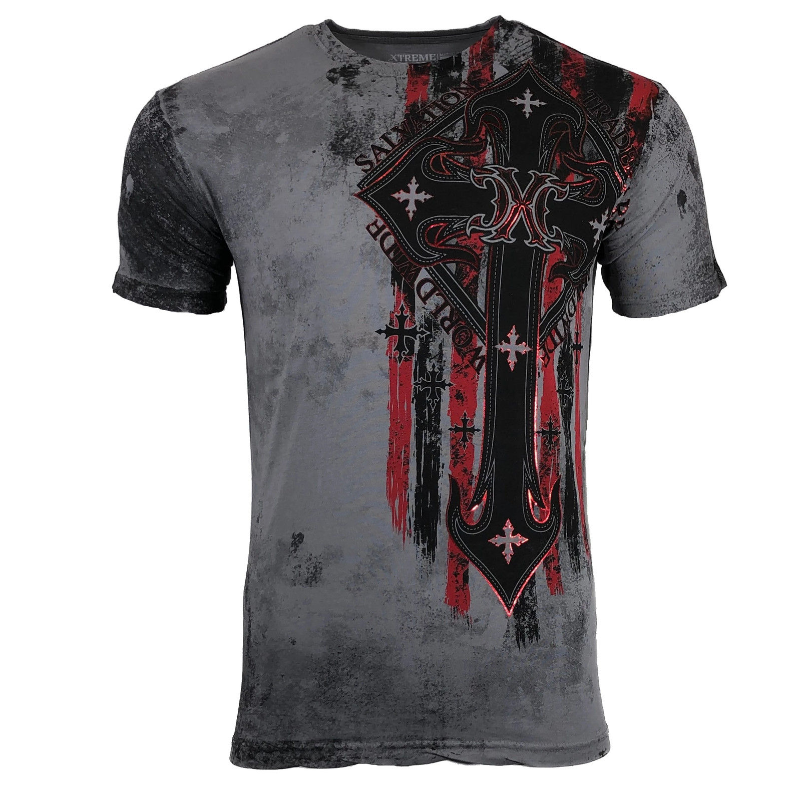 XTREME COUTURE by AFFLICTION Men’s T-Shirt LIBERTY CRUSADE Biker MMA