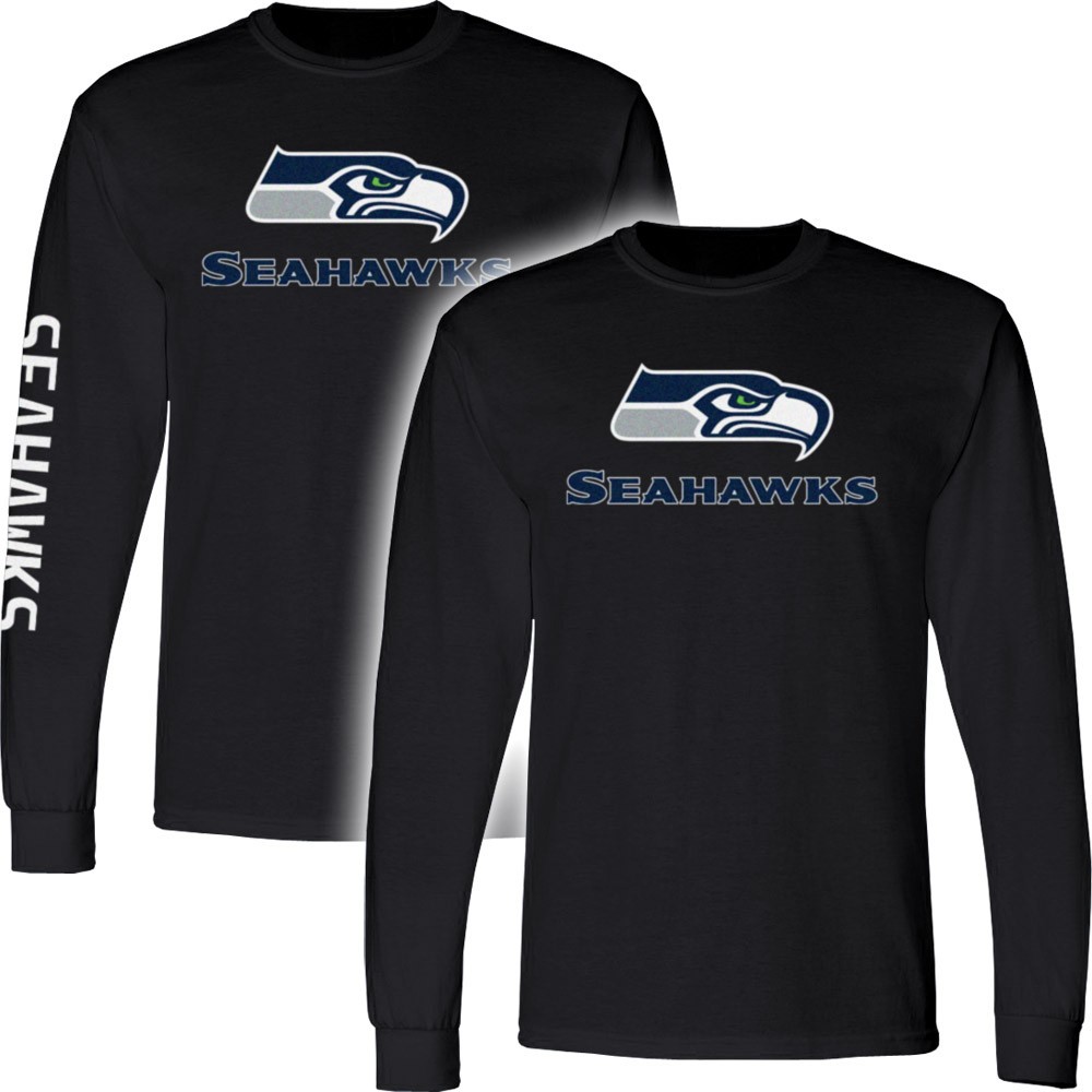 Seahawks Long Sleeve T-Shirt Seattle Football Sea GSS01