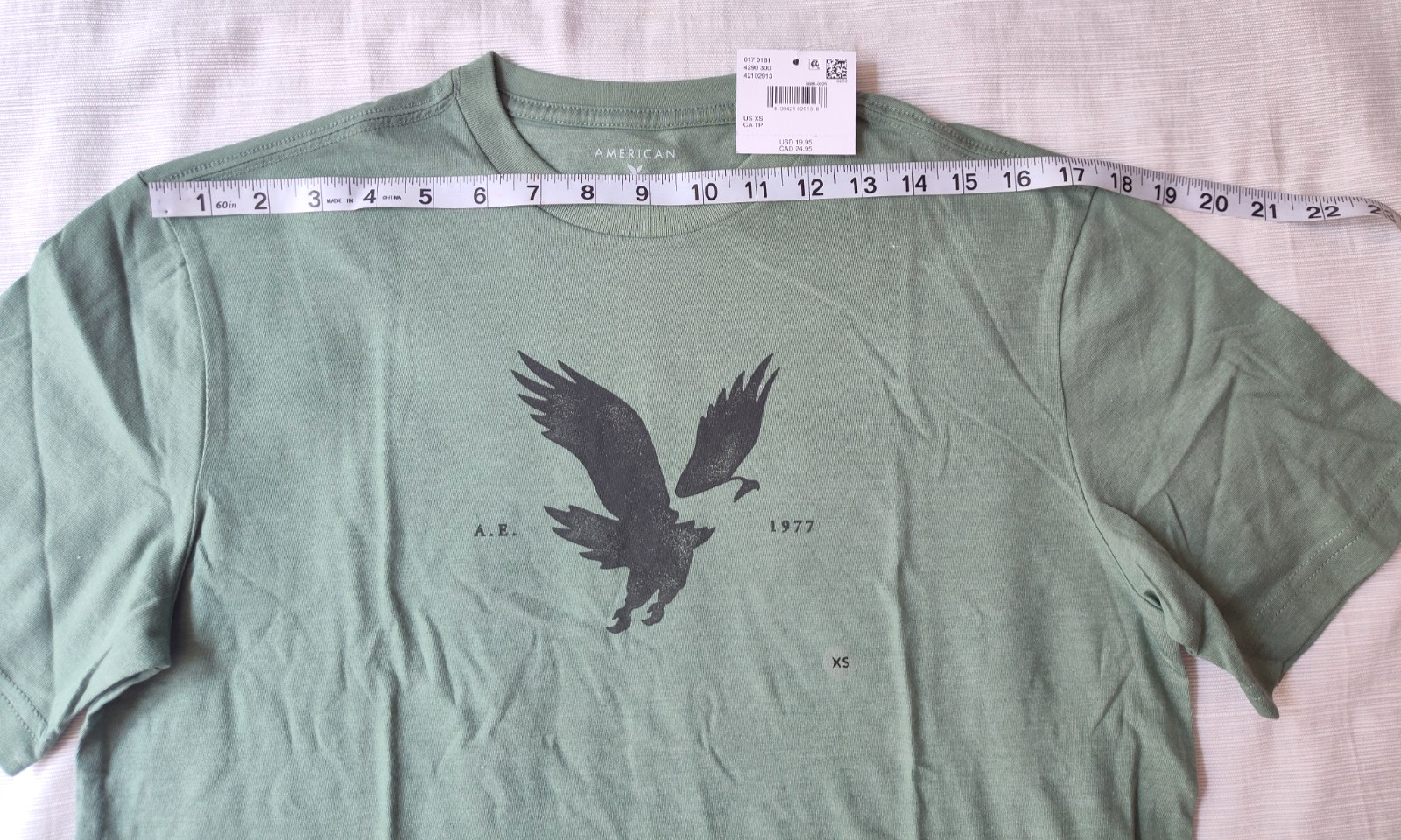 American Eagle Outfitters Men’s Youth Cotton Blend T-Shirt Size XS ST30