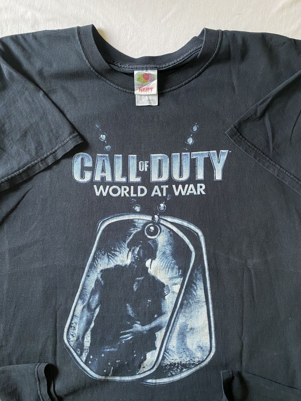 Call of Duty World At War Black Short Sleeve Unisex Shirt Reprint S-5XL WA1324