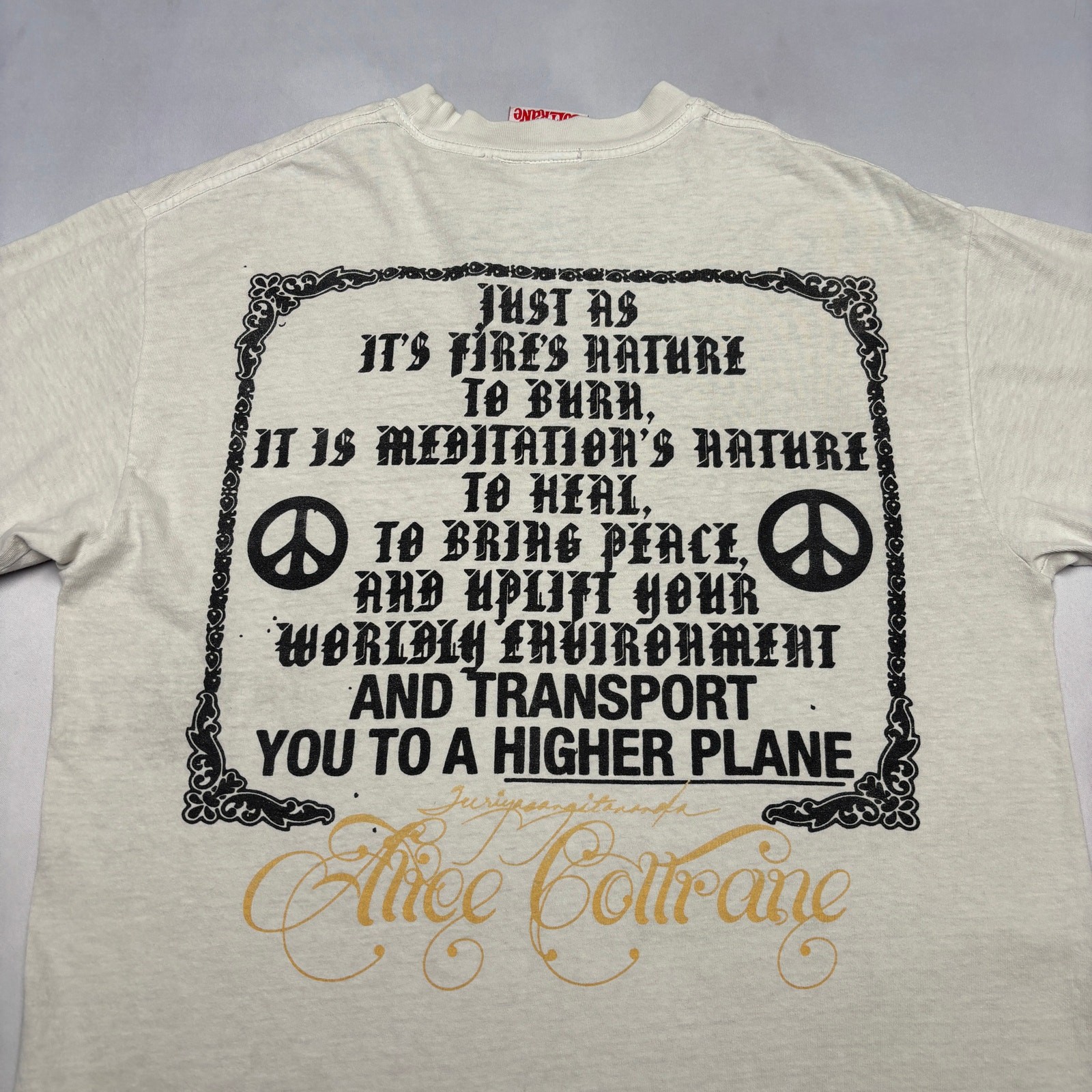 Online Ceramics Journey To Satchidananda Shirt Men’s Medium Alice Coltrane