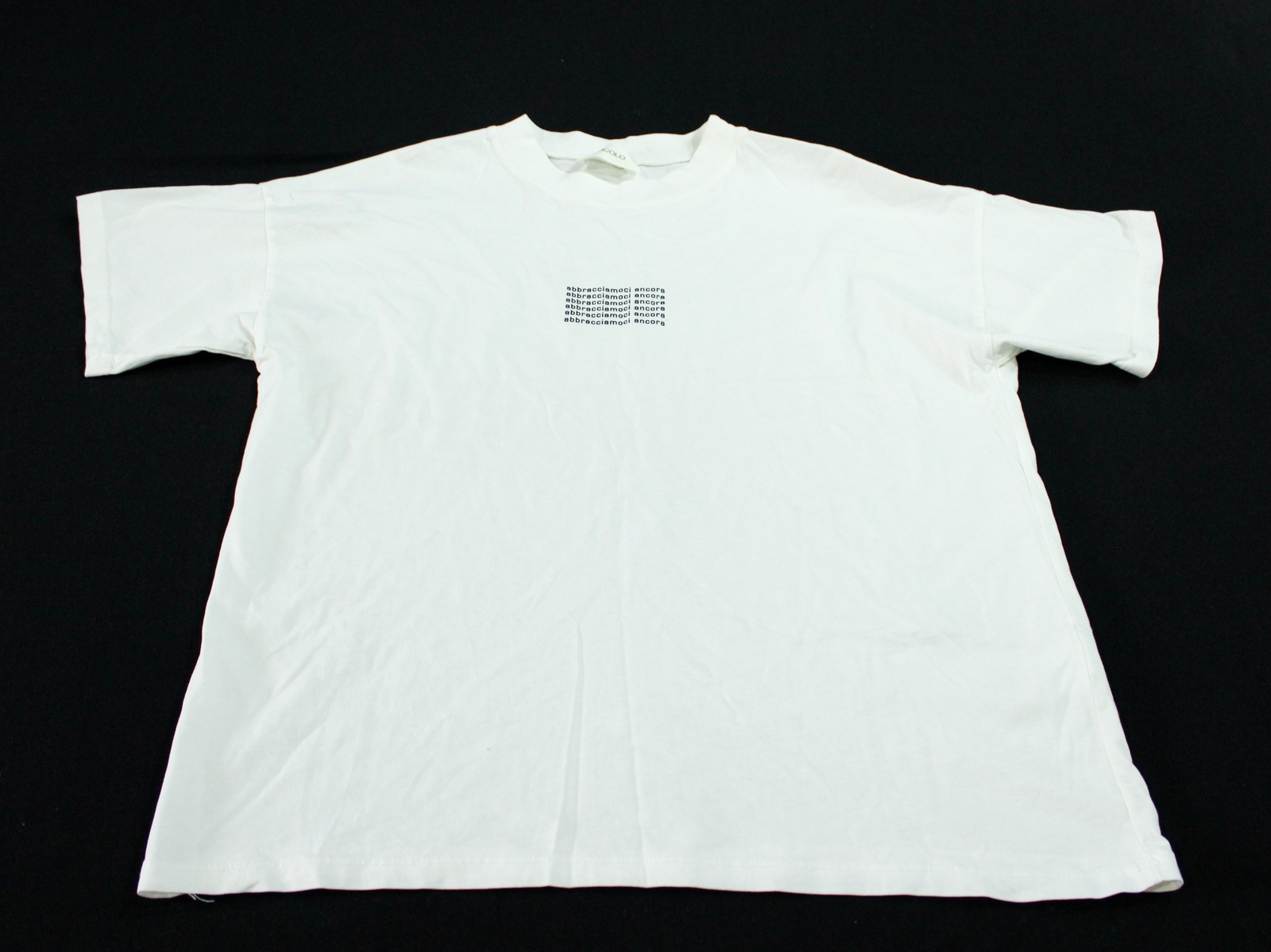 ViCOLO Unisex Adult’s Abbracciamoci Ancora Tee WR4 White Size See Description