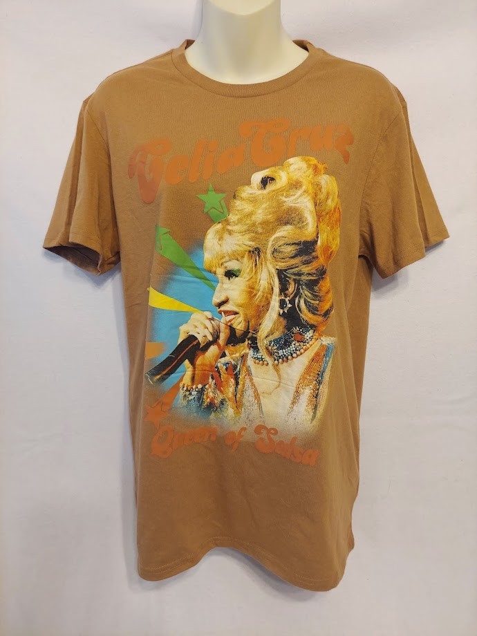 Celia Cruz Graphic T Shirt Latino Heritage Month Size XL, L, M, S, XS