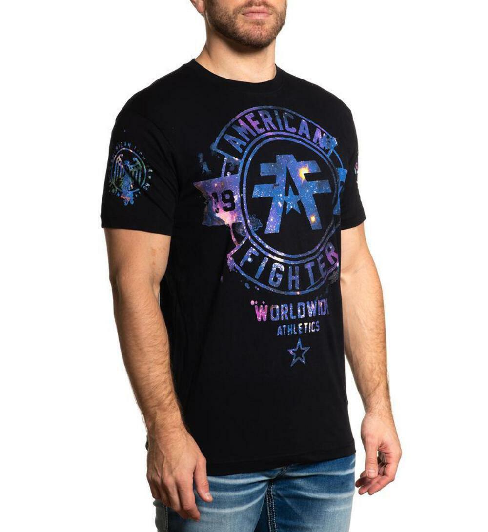 AMERICAN FIGHTER SILVER LAKE GALAXY Men’s T-Shirt *