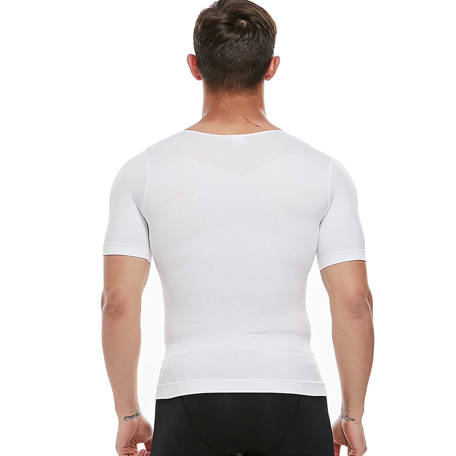 Men’s Seamless Slimming Body Shaper Vest Abdomen T-Shirt Compression Sport Top