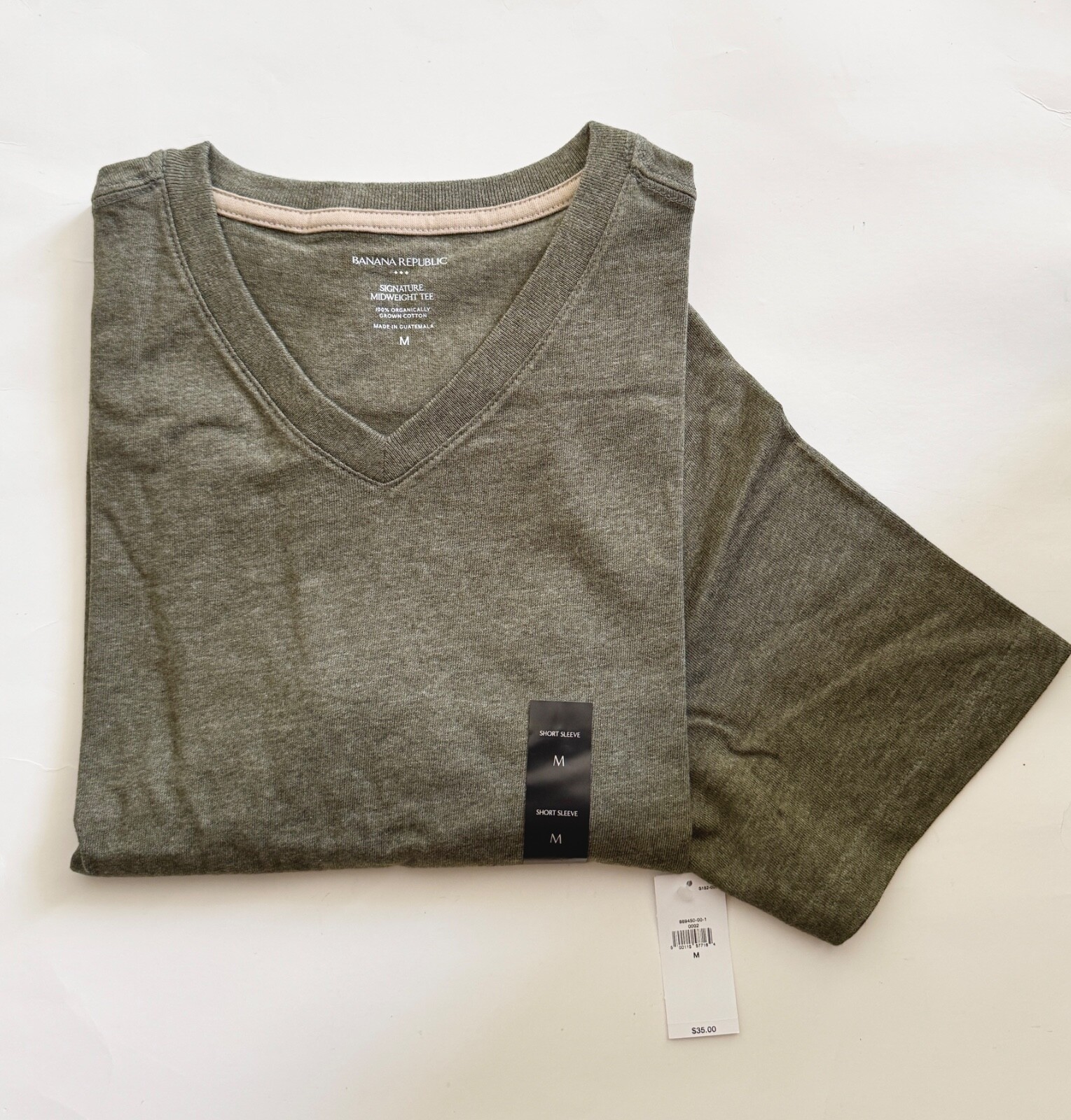 NWT BANANA REPUBLIC MEN’S MIDWEIGHT COTTON T-SHIRT | Sizes: M / L / XL