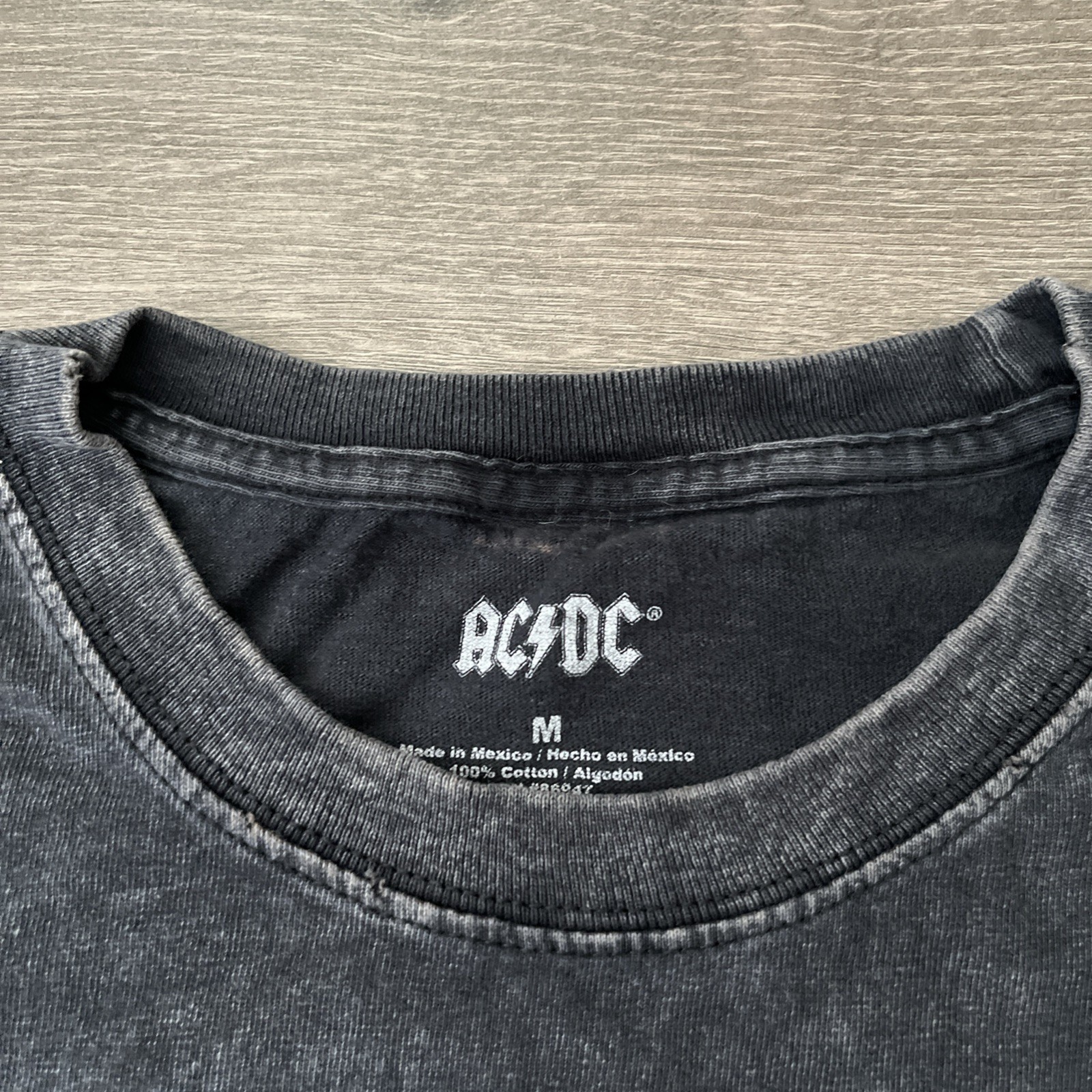 AC/DC High Voltage Tour T Shirt Mens M Black Short Sleeve