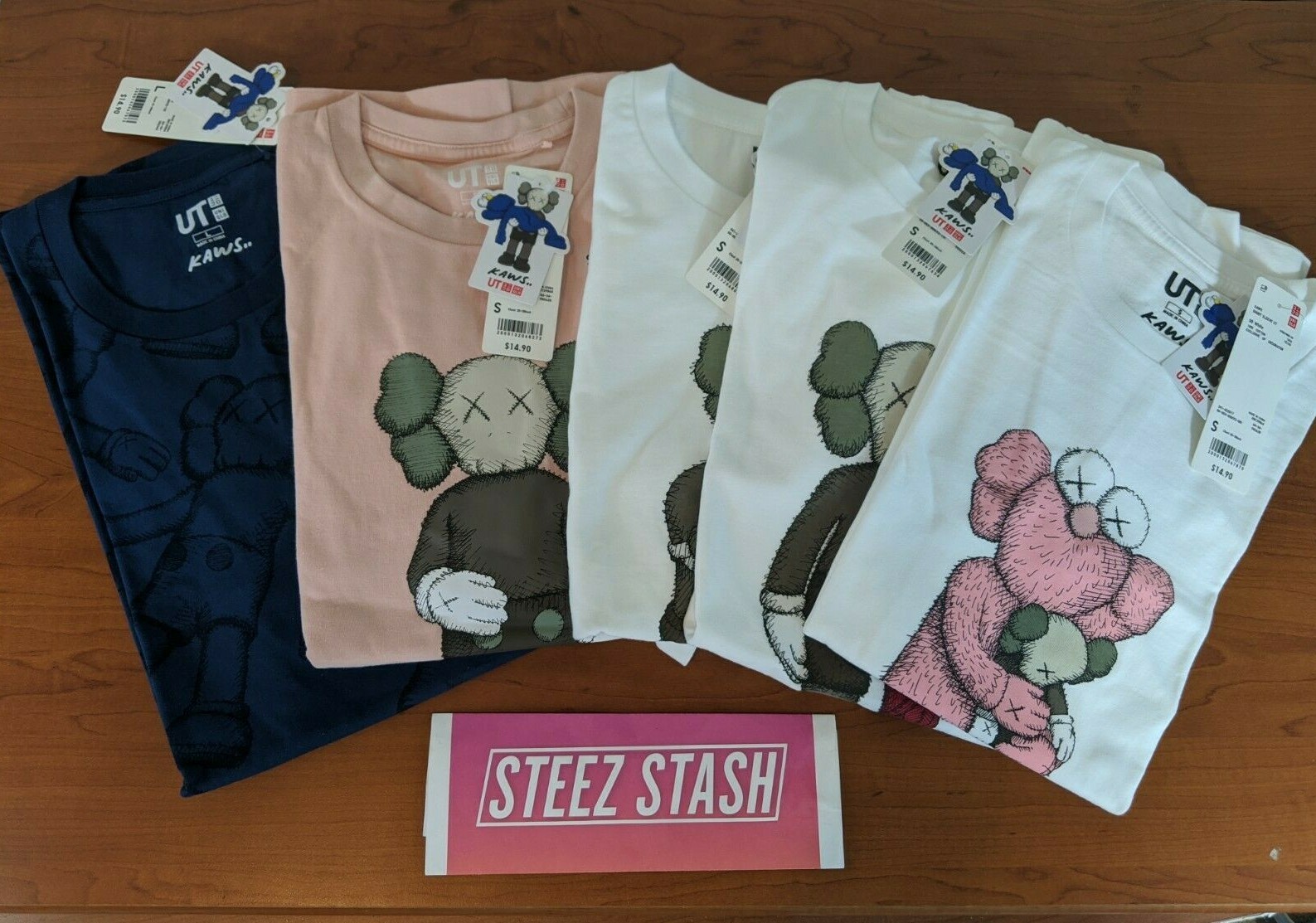 Uniqlo x Kaws Summer 2019 Companion BFF Clean Slate Men’s T-Shirts New