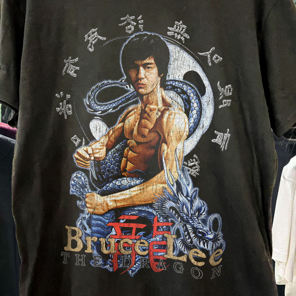 Bruce Lee The Dragon Classic T-Shirt Black XL