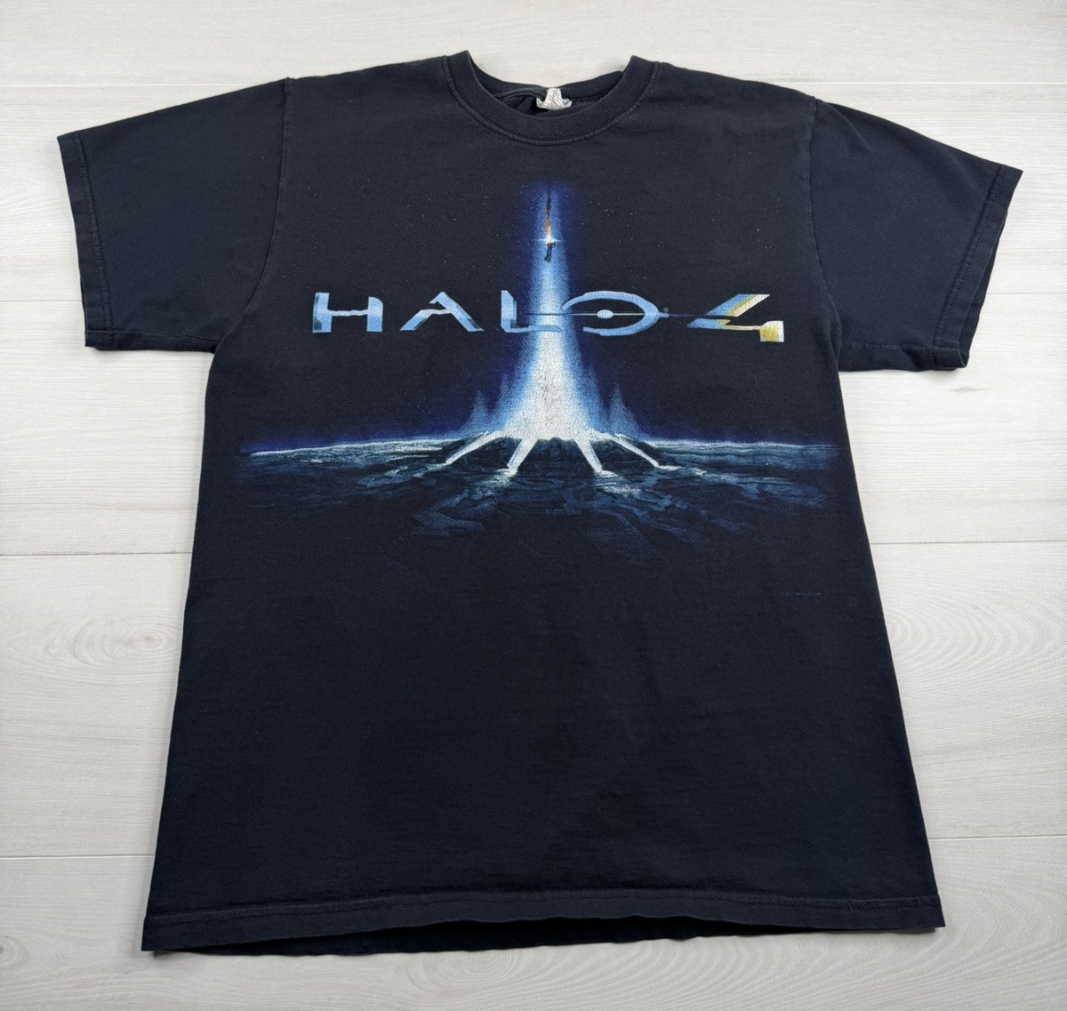 Jerzees Halo 4 Video Game Promo Shirt Black 2012 Xbox Master Chief Mens Medium