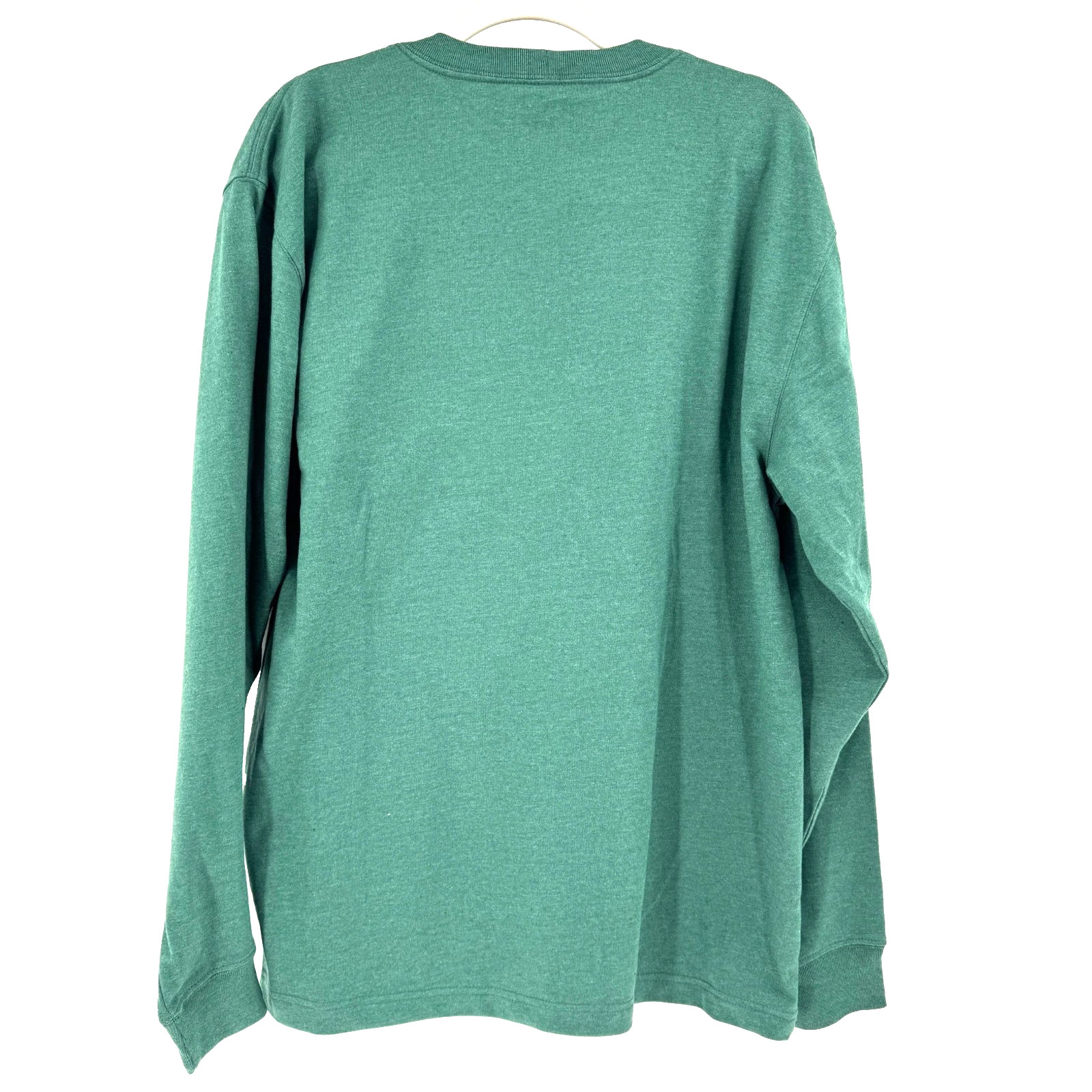 Carhartt K126 Men’s Loose Fit Heavyweight Logo Pocket T-Shirt Med Green Work NEW