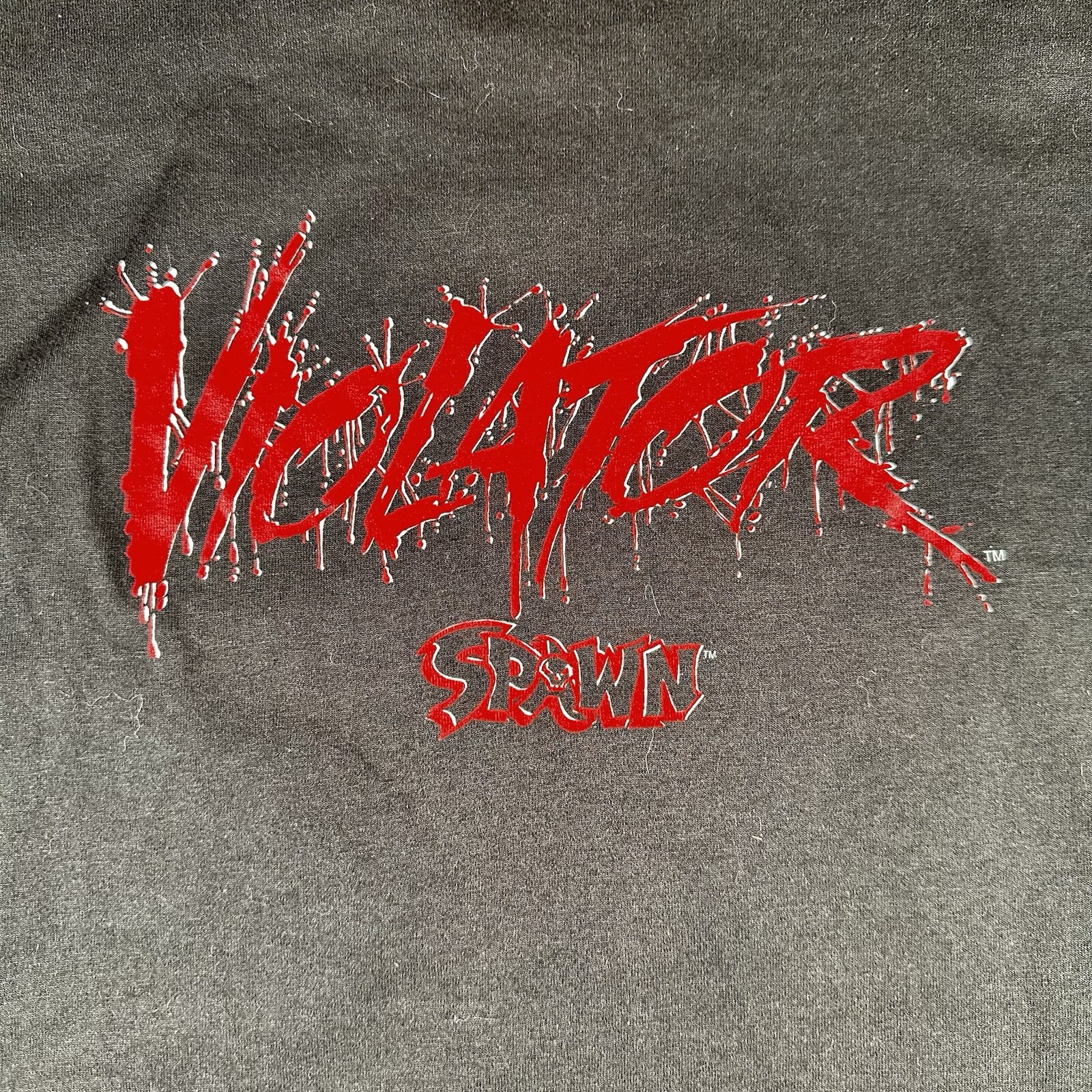 Vintage 90’s Spawn Violator Face Comics T-Shirt 1993 Todd McFarlane XL Black