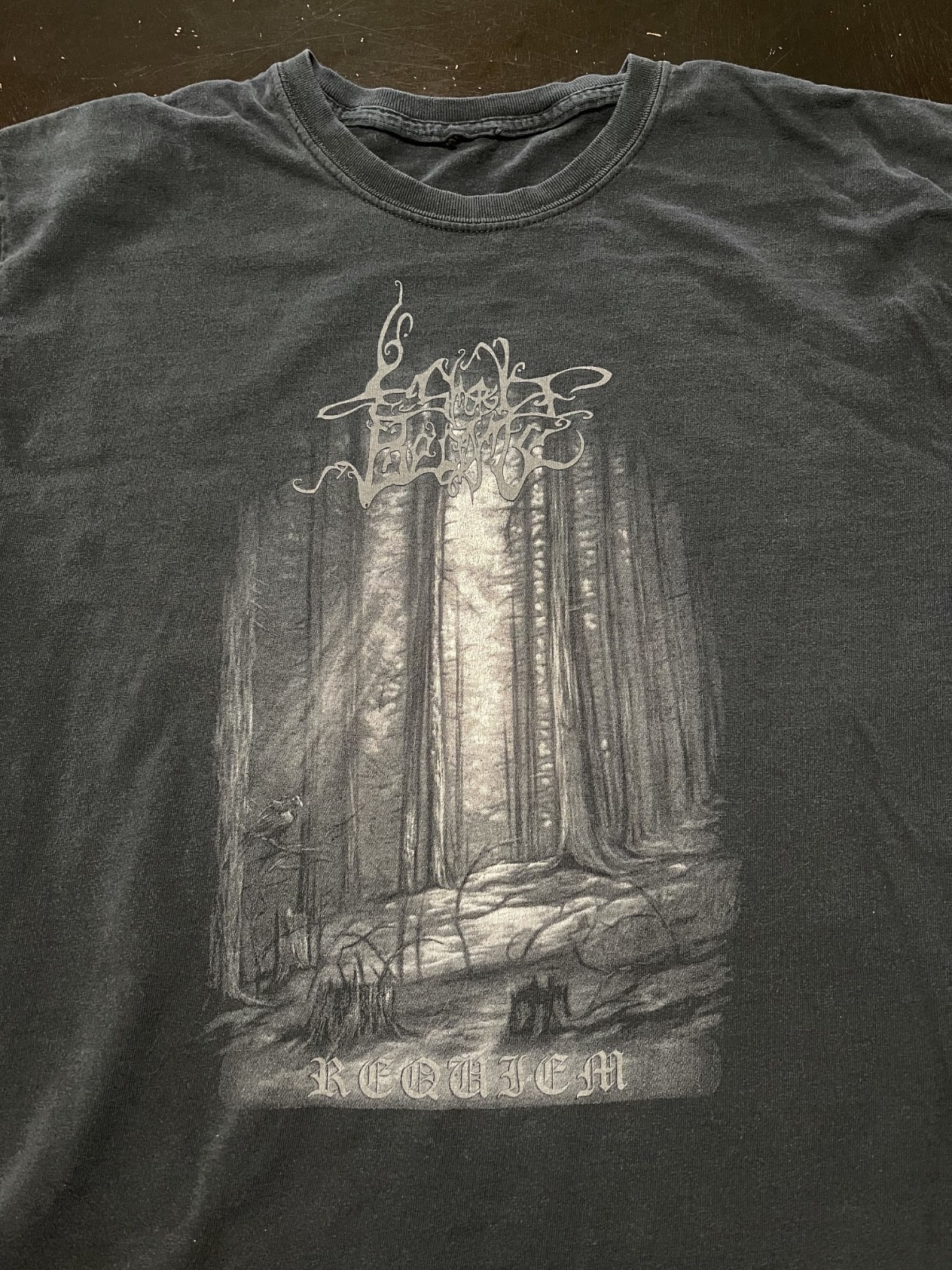 VTG I Shalt Become Requiem Black Metal T-Shirt, Faded Black, No Tag: Fits Medium