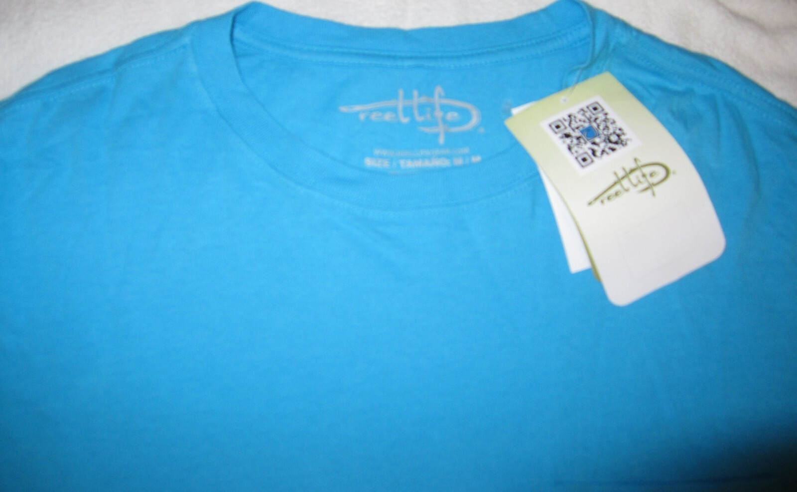 REEL LIFE NEW Fishing Boating Ocean Sunset Blue LS TShirt Tee Mens Sz Medium NWT