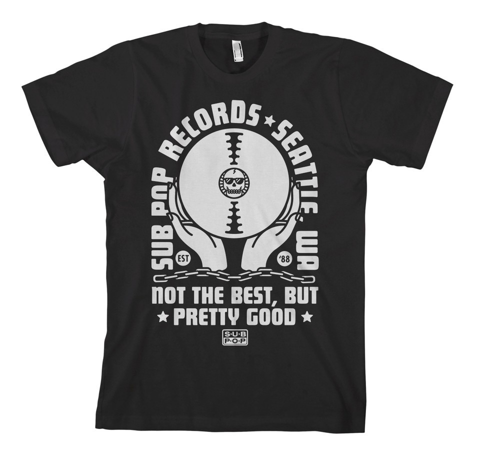 Sub Pop Not The Best But Pretty Good T-shirt XL black BRAND NEW