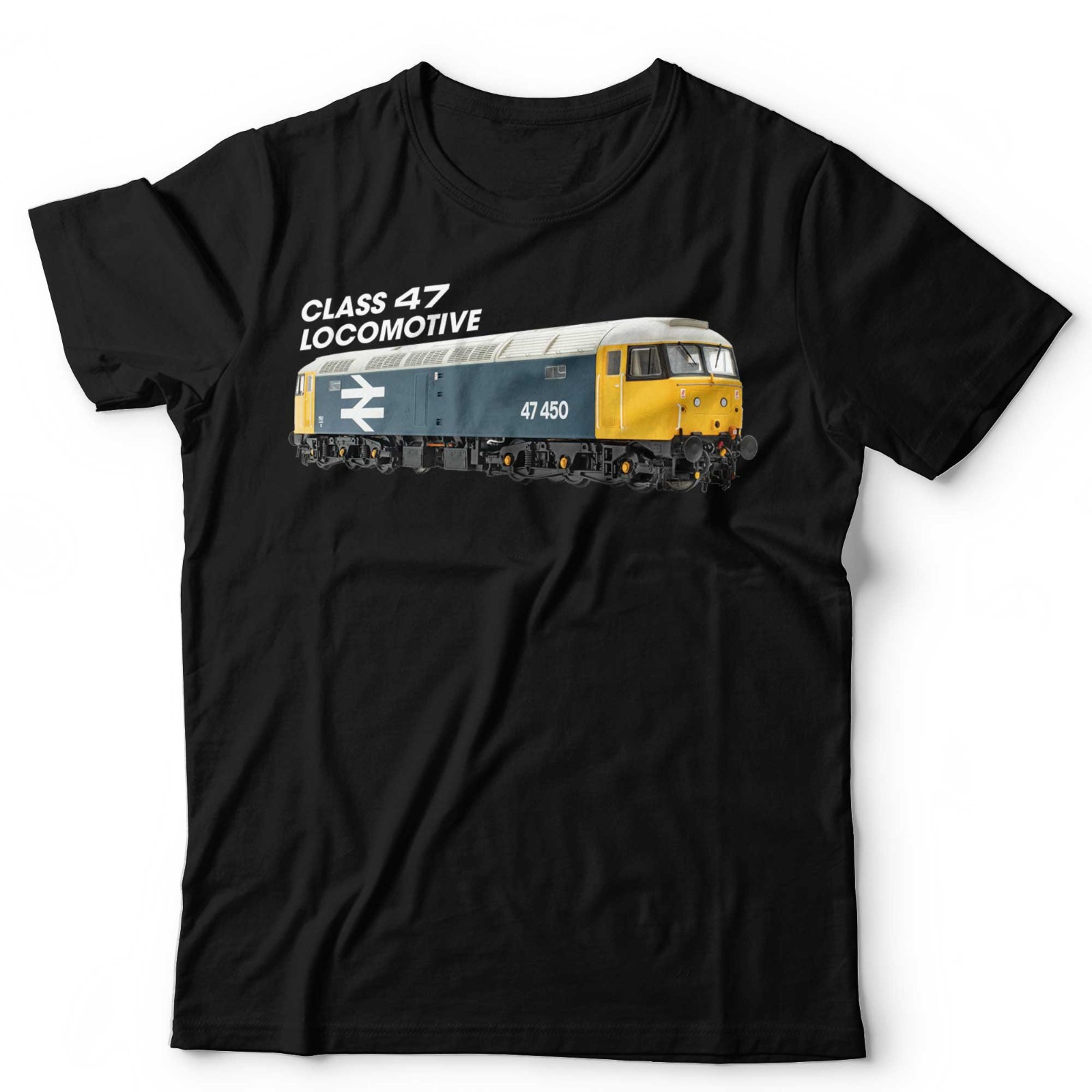 Train T-Shirt Class 47 Locomotive Trainspotter Enthusiast Railfan Unisex & Kids