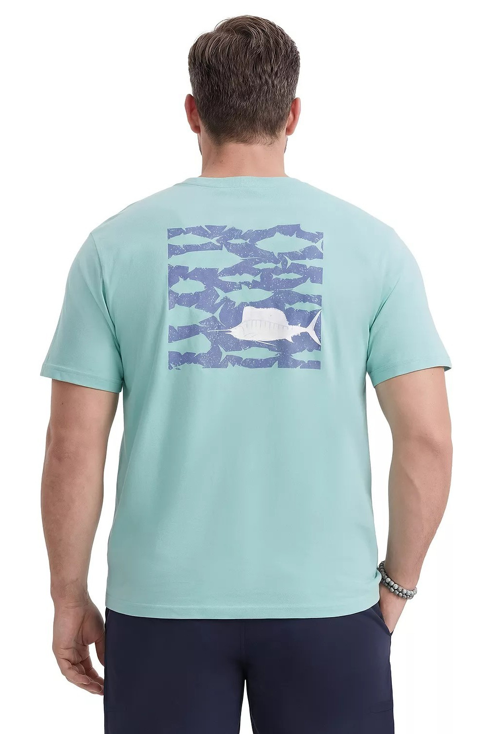 New Men’s 3XLT Big & Tall IZOD Saltwater Relaxed Classics Sailfish T-Shirt