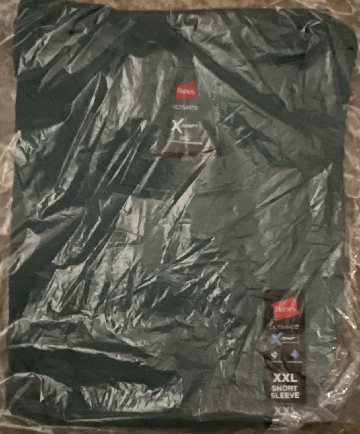 Hanes Ultimate X-Temp T-Shirts 2XL Ever Blue Green Heat New Sealed