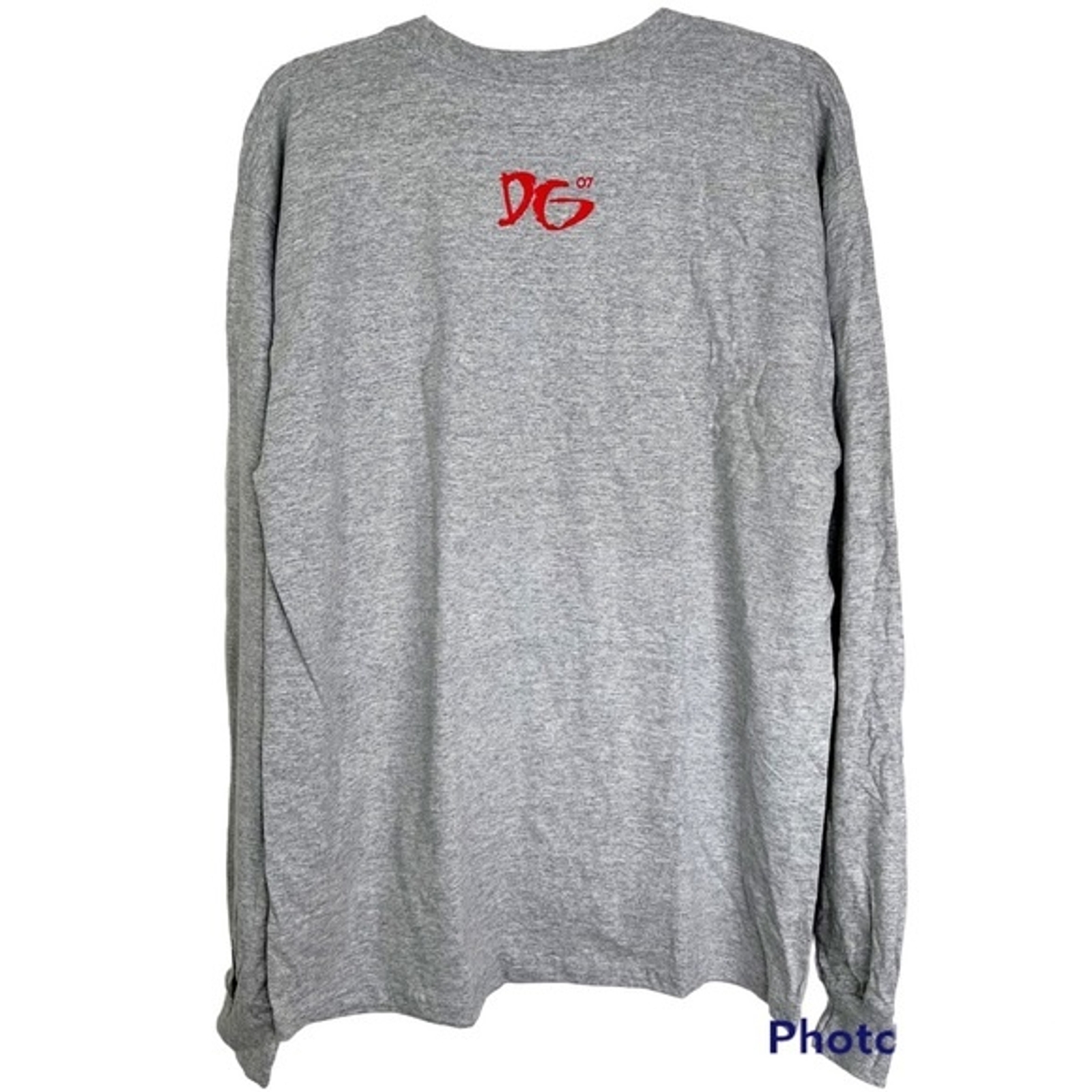 NWOT David Gray 07 Tour Long Sleeve Graphic T-Shirt in Grey Unisex Sz L
