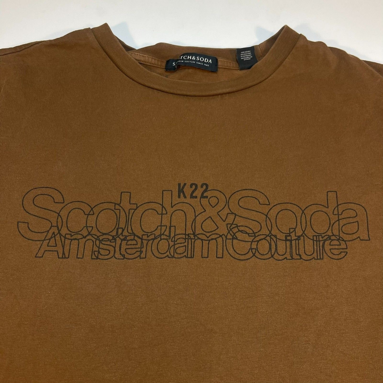 SCOTCH & SODA Amsderdam Couture Designer Luxury Brand T SHIRT Sz Mens M