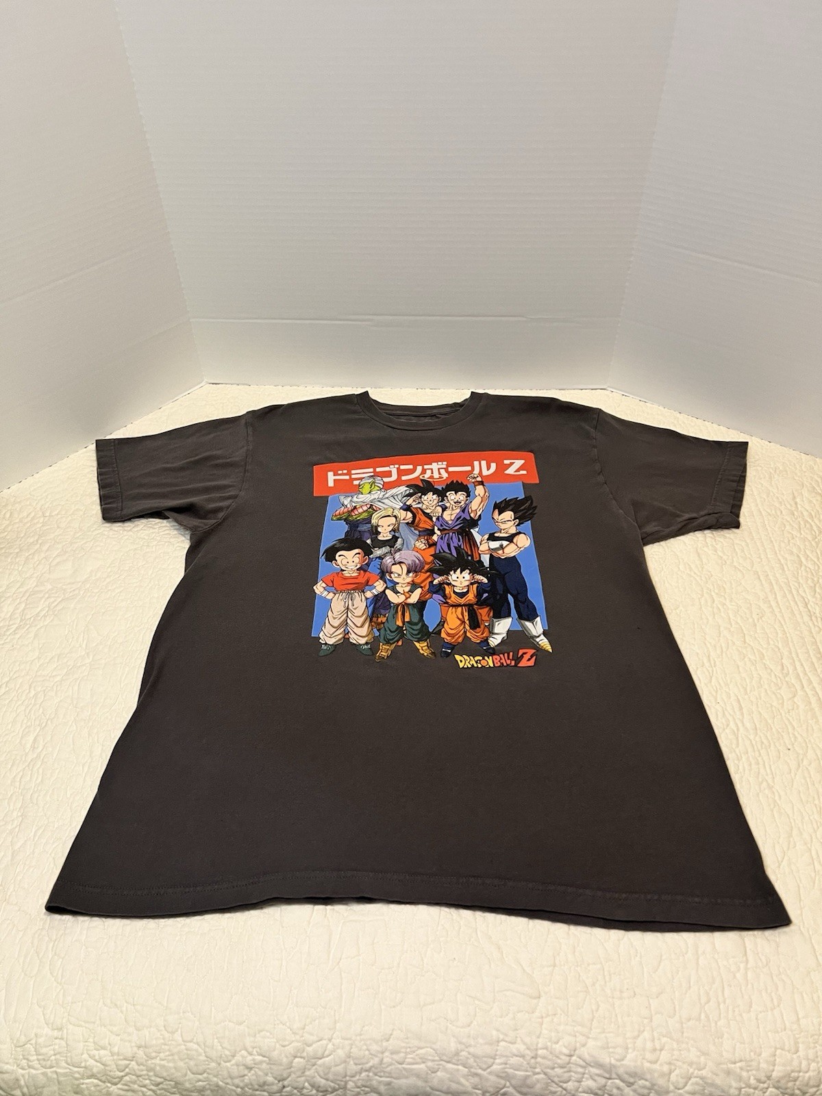 Dragon Ball Z Anime T Shirt Mens Large Goku Vegeta Trunks Graphic Black 2021