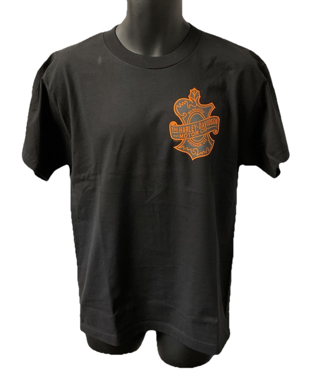 Harley Davidson Men’s Oak Leaf Short Sleeve T-Shirt Black 3002837-BLCK
