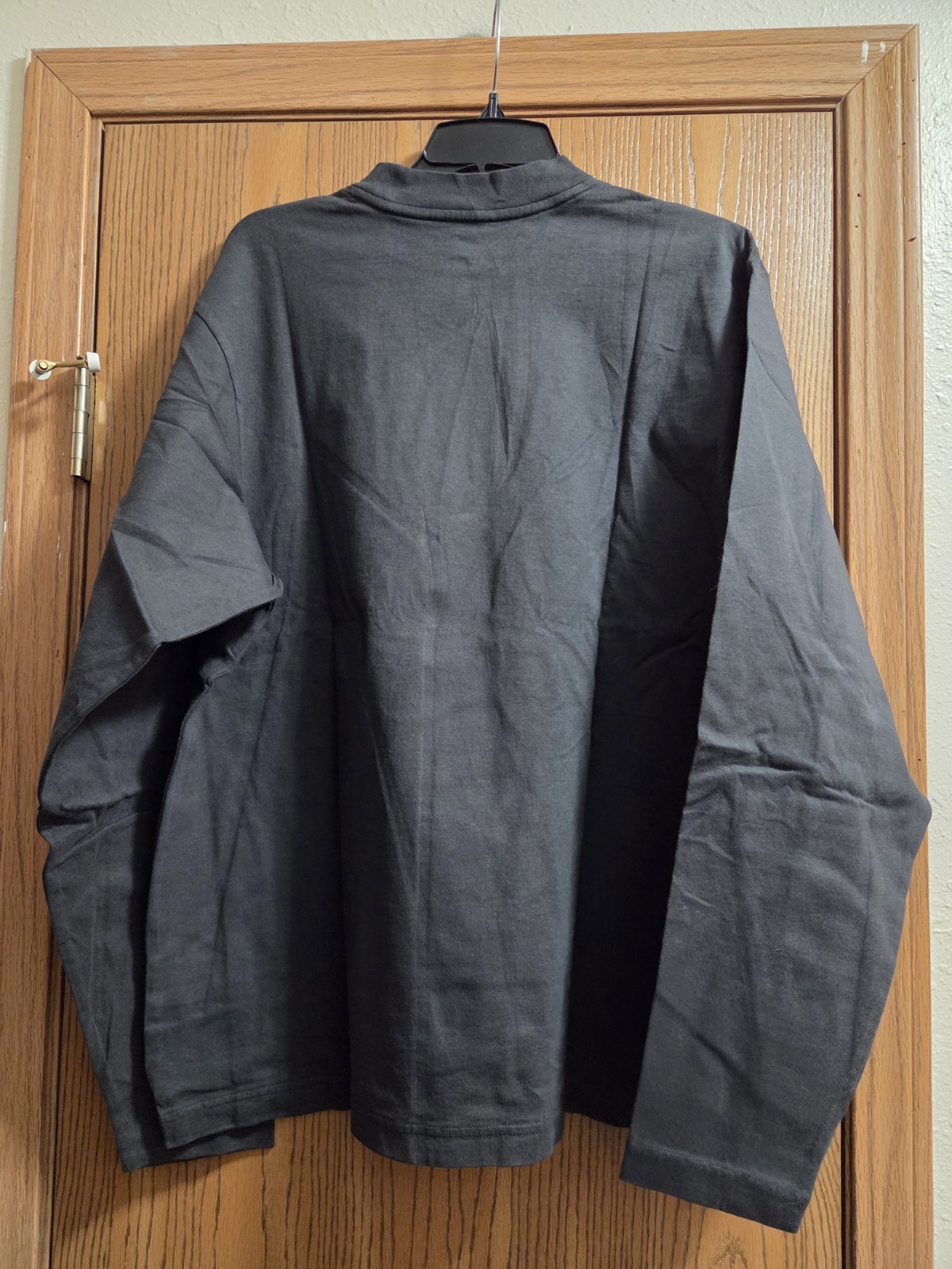 Yeezy x GAP by Balenciaga H03 Unreleased Oversized Long Sleeve Shirt *BLACK* *M*