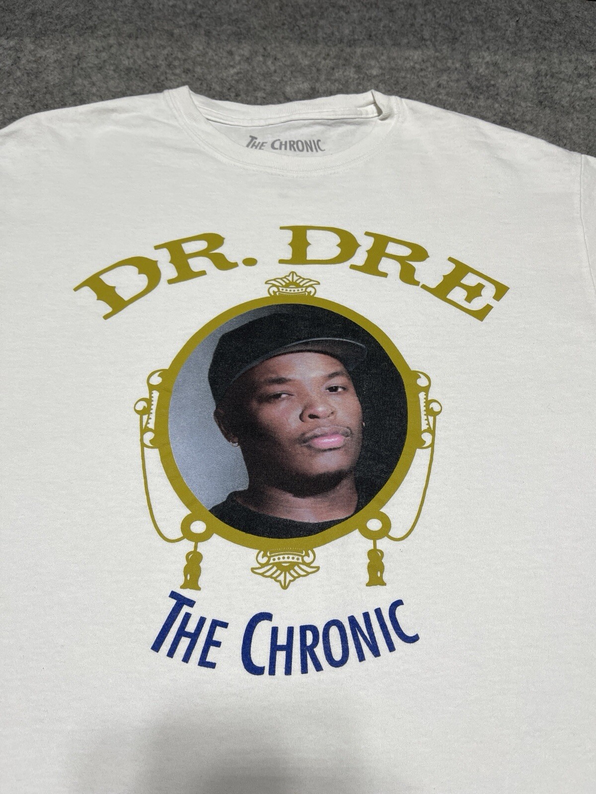 Dr. Dre The Chronic White Medium Rapper Producer RETRO Album Hip Hop Shirt