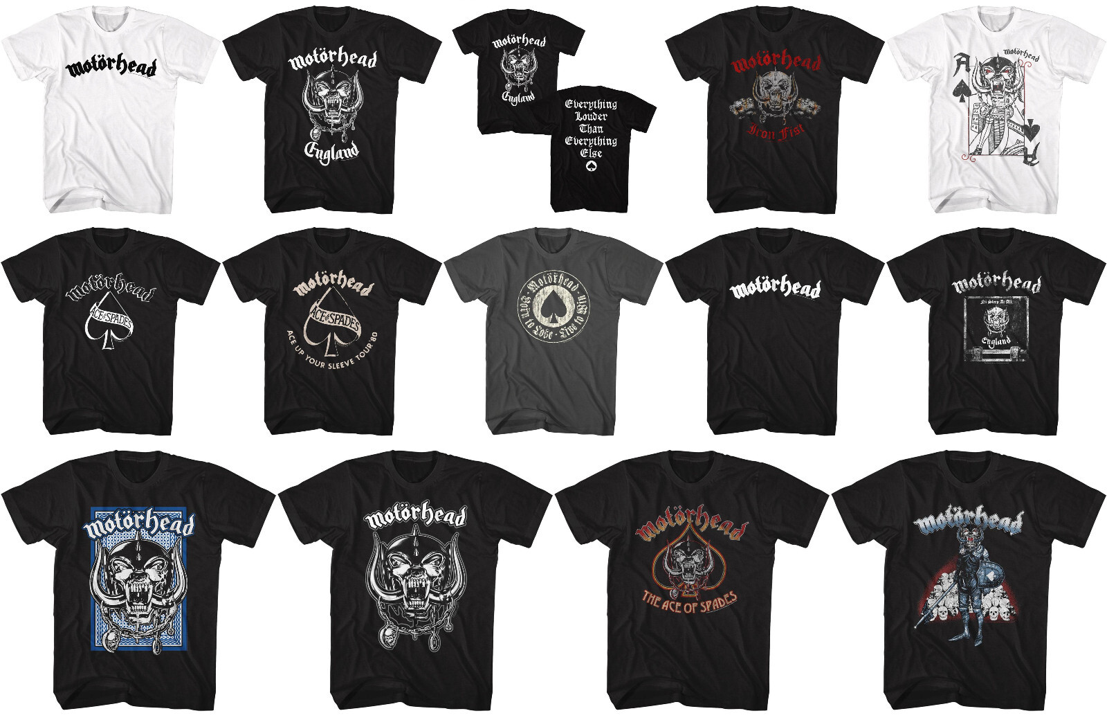 Pre-Sell MotorHead Music Rock Band Licensed T-shirt