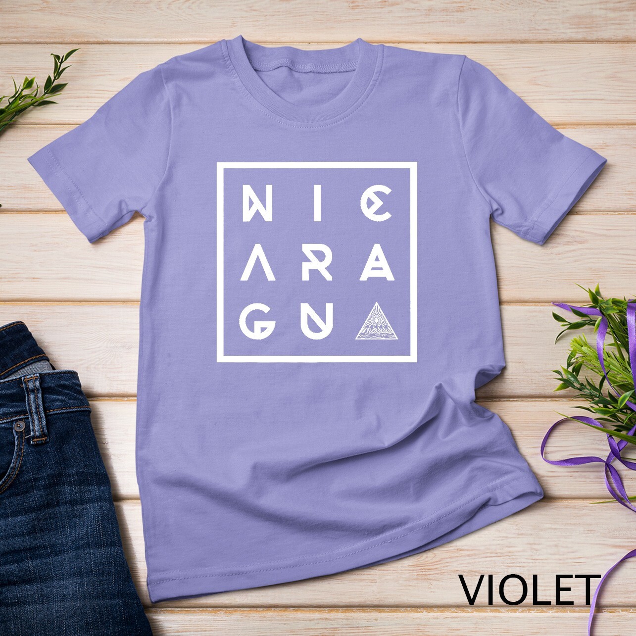 Geometric Nicaragua Premium T-Shirt Unisex T-shirt
