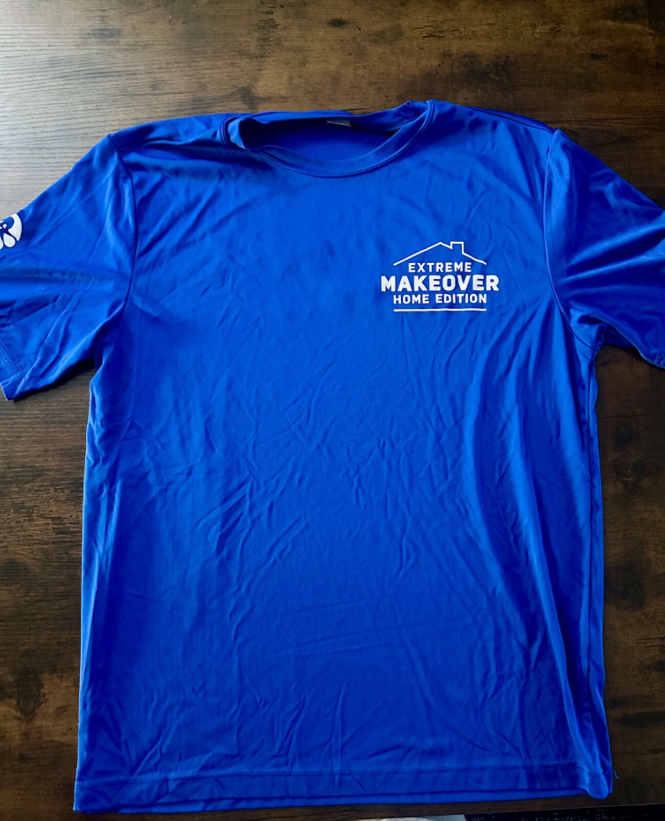 ABC Rare Crew Gift Extreme Home Makeover Home Edition T-shirt Unisex L Tv show