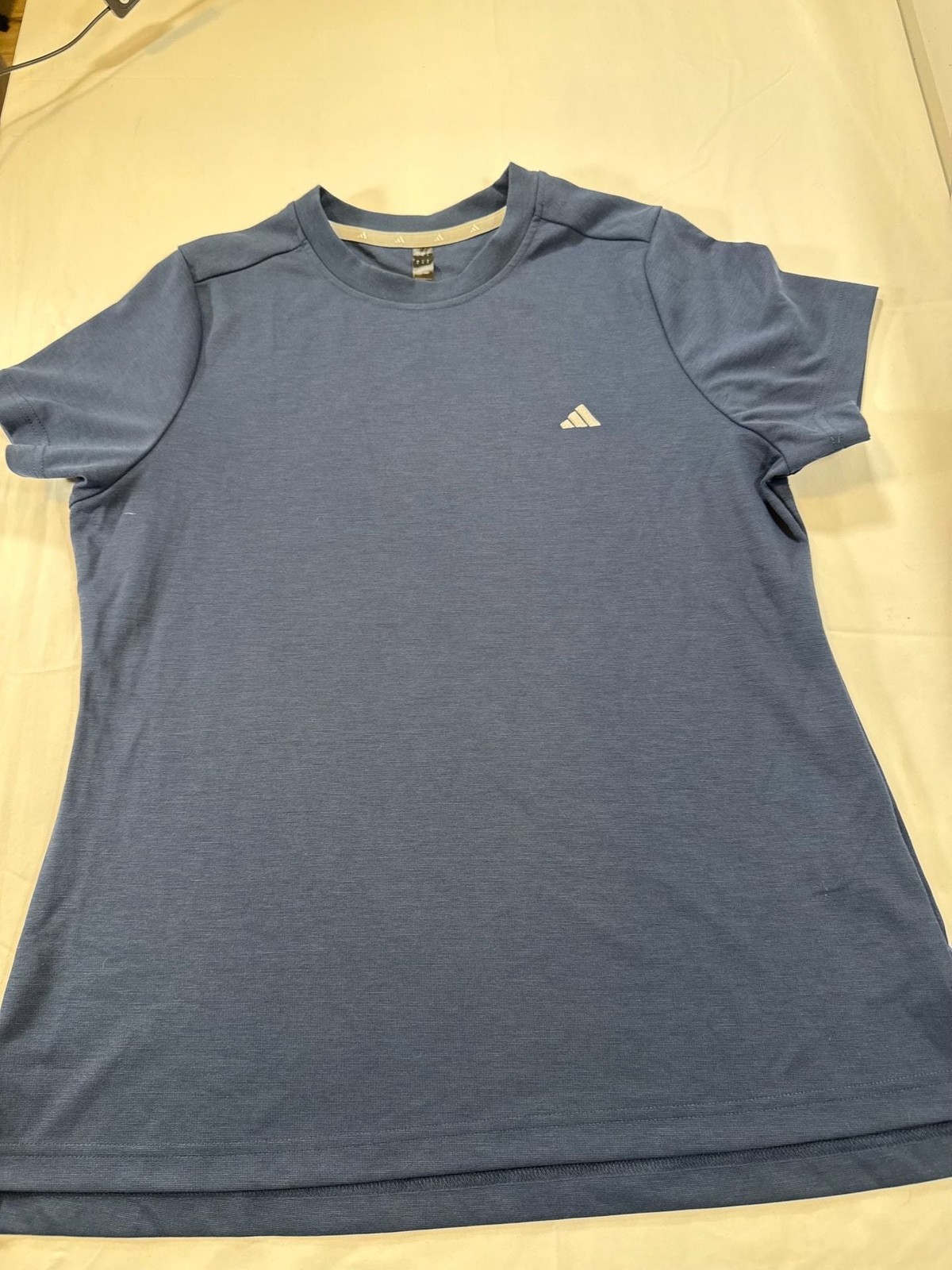 Adidas Climate Blue L Men’s Athletic Workout Short Sleeve Shirt