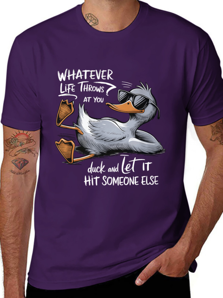 Funny Duck Graphic Tees Funny Quote Gift T-Shirt