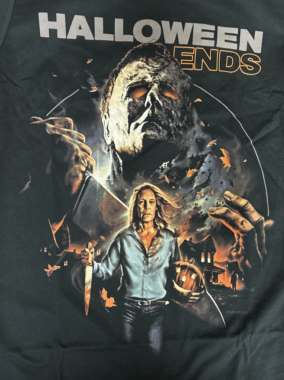 Fright Rags Halloween Ends (Mens Small) – T-Shirt – Brand New
