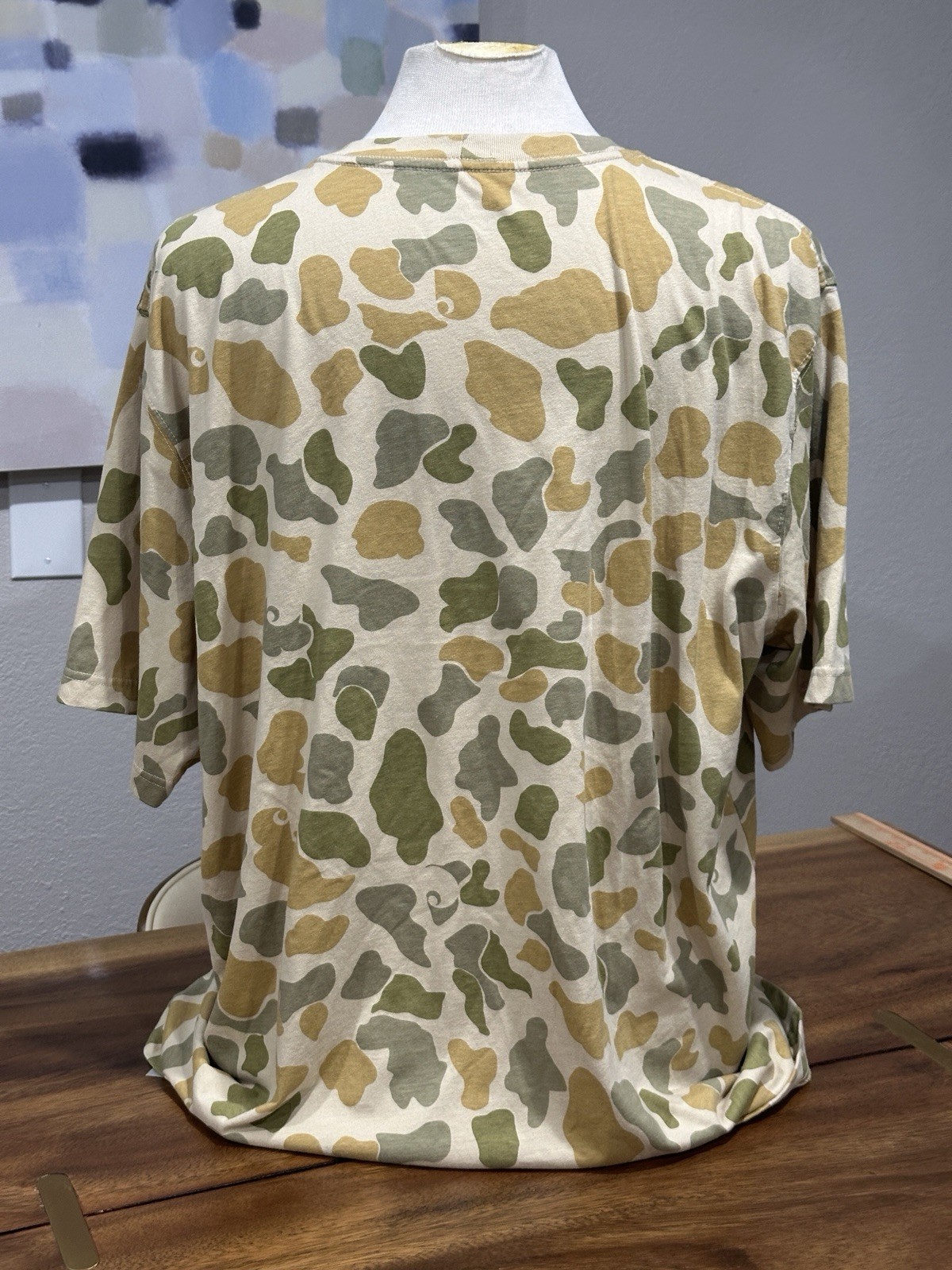 Carhartt Relaxed Fit Men’s 2XL Beach Sigature Camo Pocket Cotton T-Shirt