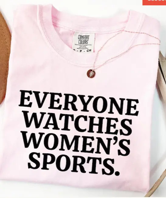 Everyone Watches Womens Sports Shirt Feminist Equality Body