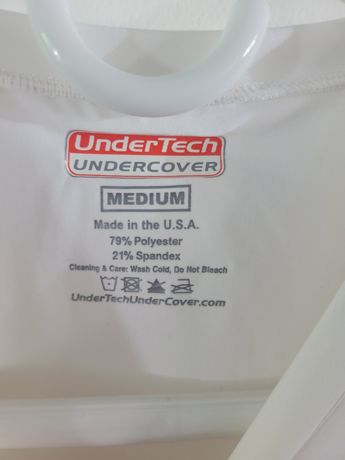 Undertech Undercover Men’s Size MEDIUM White Tatical Shirt