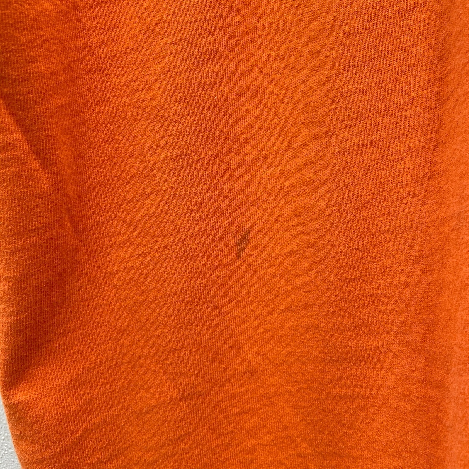 VTG 90s Single Stitch Embroidered Mickey Mouse Disney Orange T-Shirt Men’s Sz XL