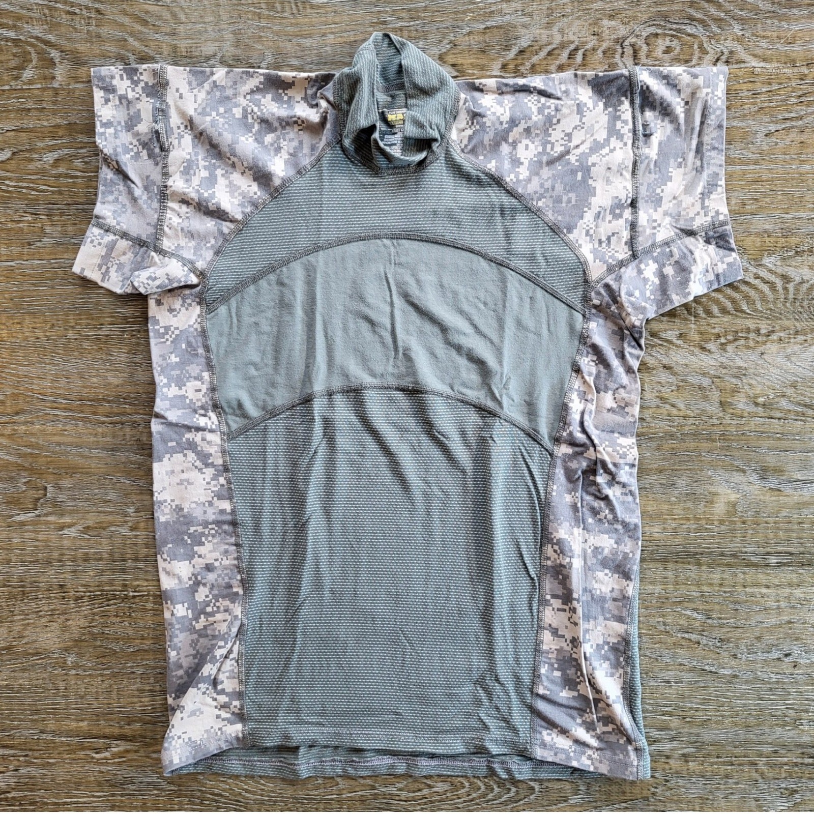 Massif Army Combat Shirt ACU Digital Camo Tactical Flame Resistant Mens Large