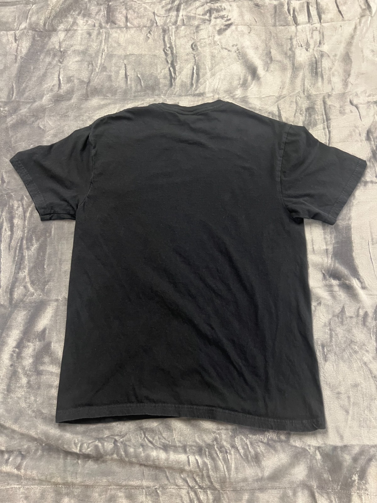 Custom Ink T Shirt Mens Medium Black Cotton Non Stretch Graphic Short Sleeve Tee