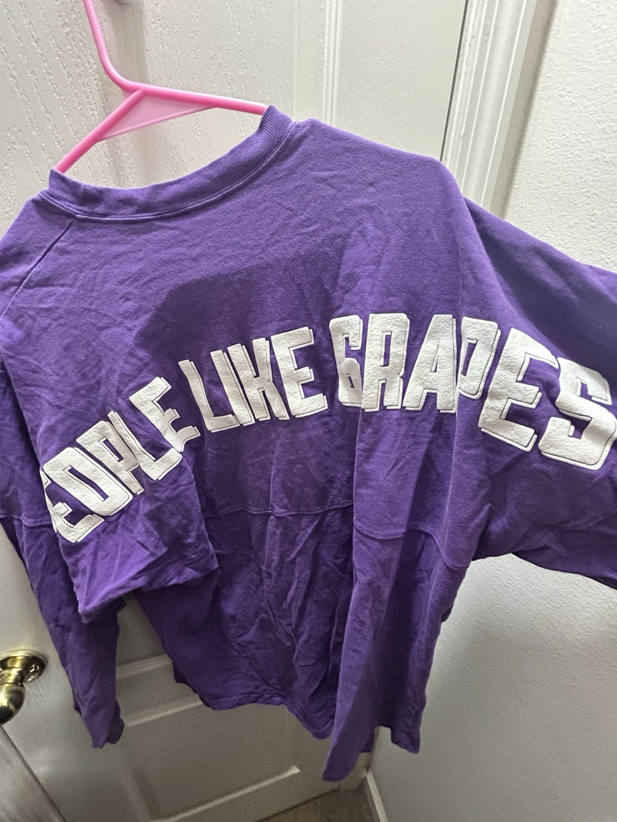 Rooster Teeth People Like Grapes Purple Spirit Jersey Small Discontinued 2020