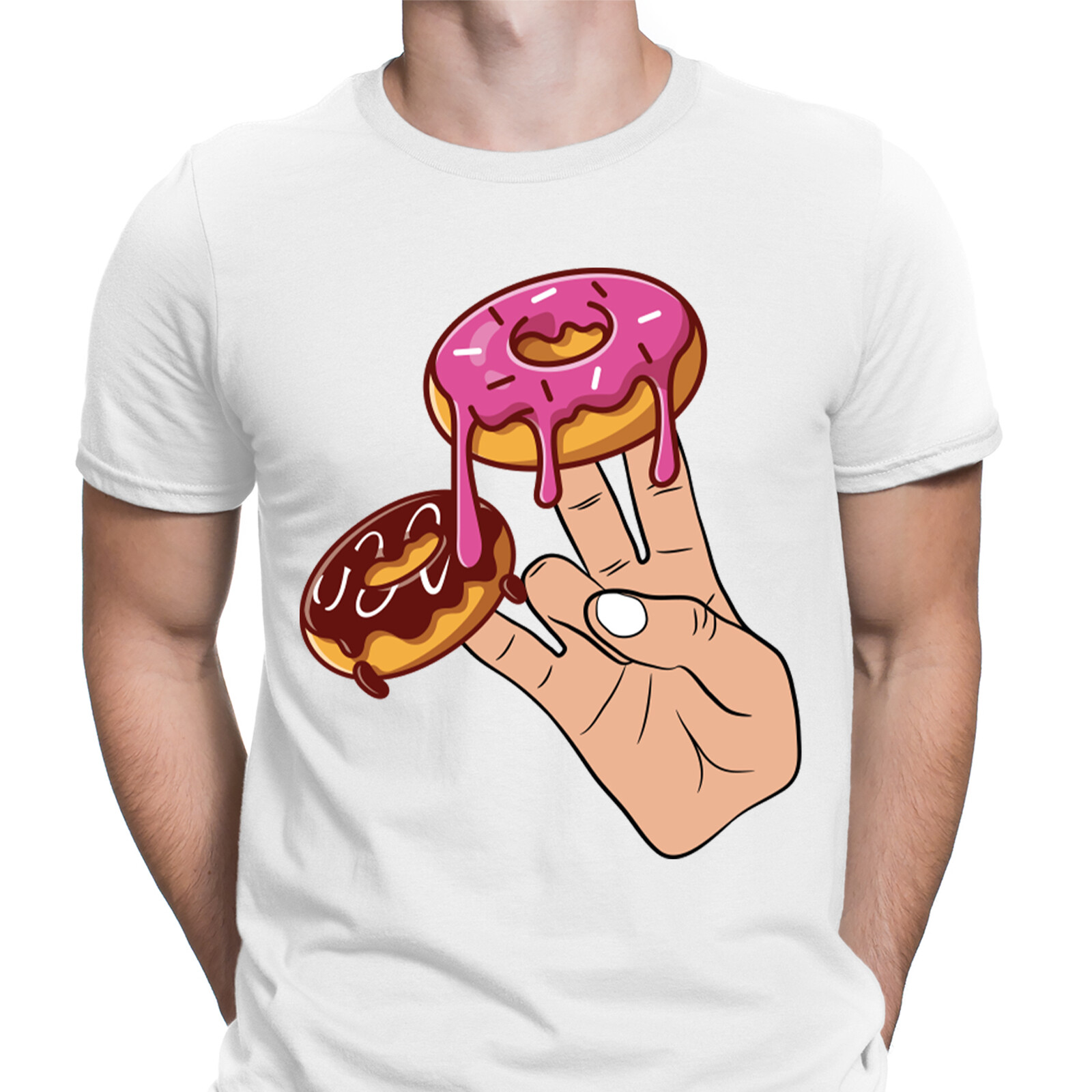 2 In The Pink 1 In the Stink Dirty Donut Funny Mens T-Shirts Tee Top