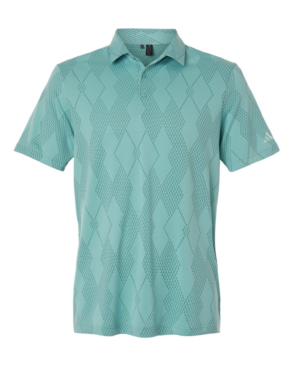 ADIDAS Golf Men’s S-3XL Ultimate Textured Diamond Jacquard Polo Sports Shirt