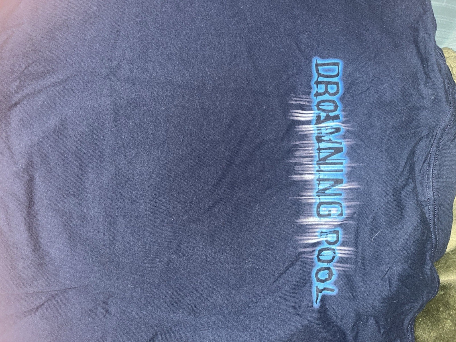 Drowning pool vintage 2001 Blue Men’s XL T-Shirt