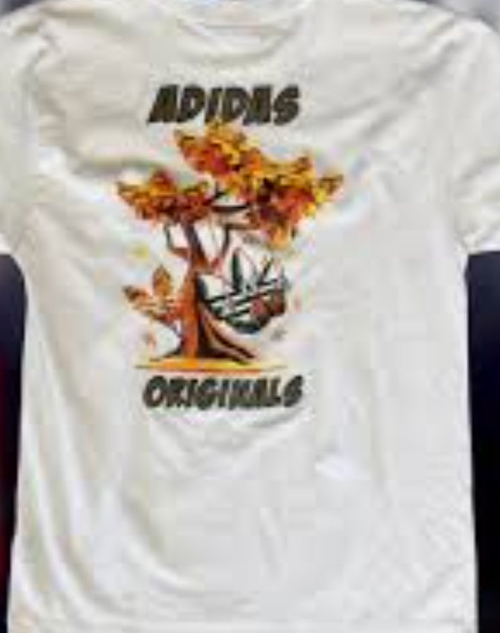 AUTHENTIC ADIDAS ORIGINALS TREE FRONT/BACK PRINT T-SHIRT JX1334-310