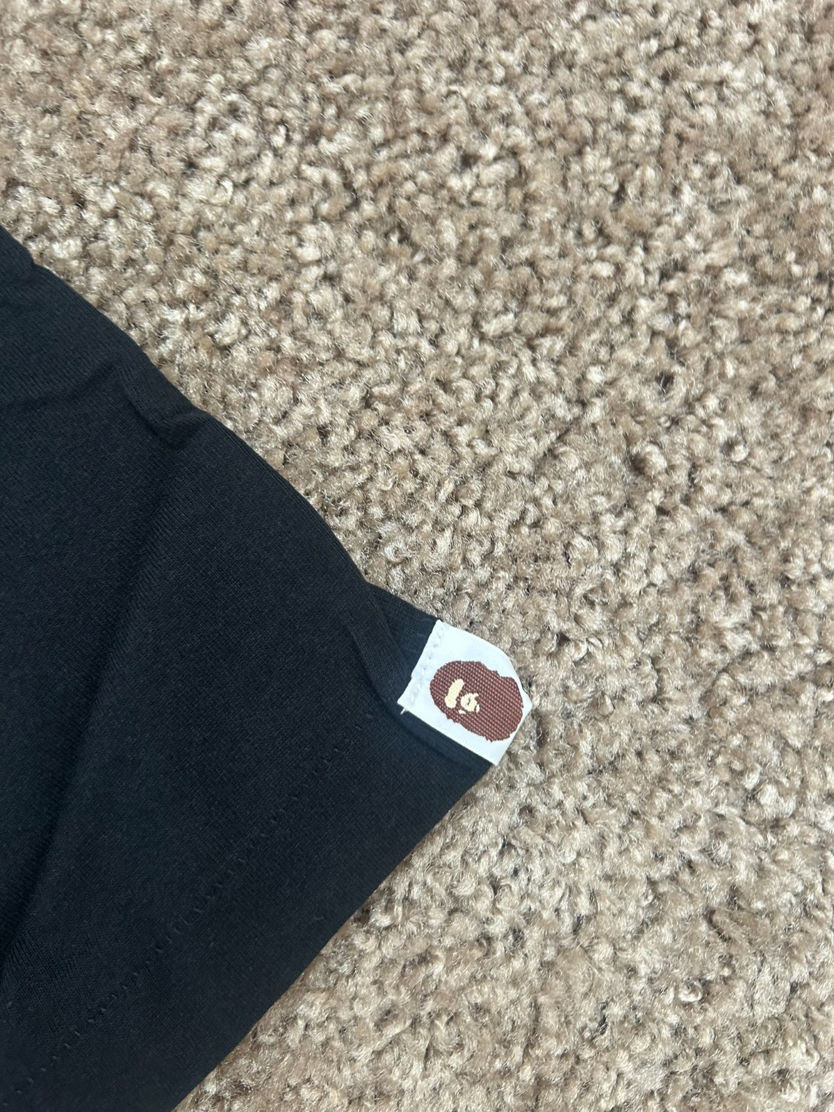 A Bathing Ape (BAPE) Men’s Black T-shirt Size Medium