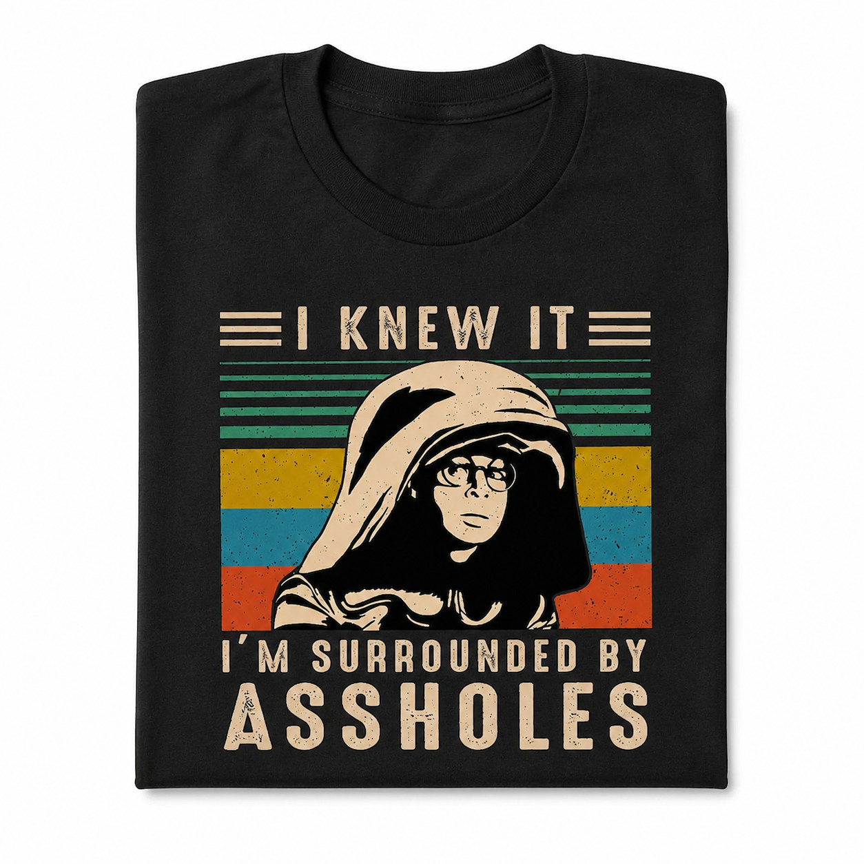 I Knew It I’m Surrounded By … Vintage T Shirt Dark Helmet Spaceballs Tee