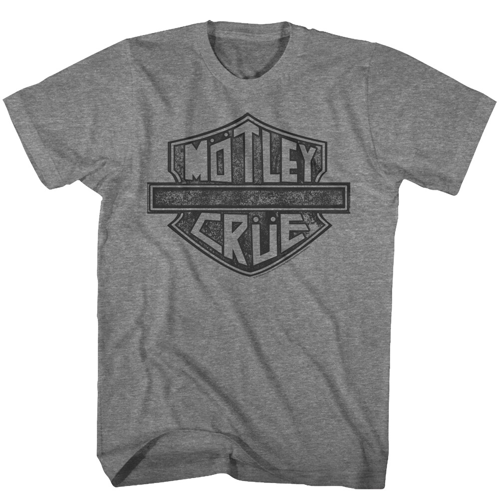 Motley Crue Band Logo Badge Men’s T Shirt Metal Music Merch