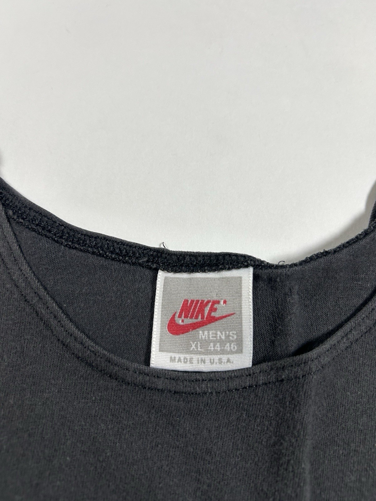 Vintage Nike Tank Top Big Graphic Logo Spell Out Swoosh Size XL Beach 80s 90s