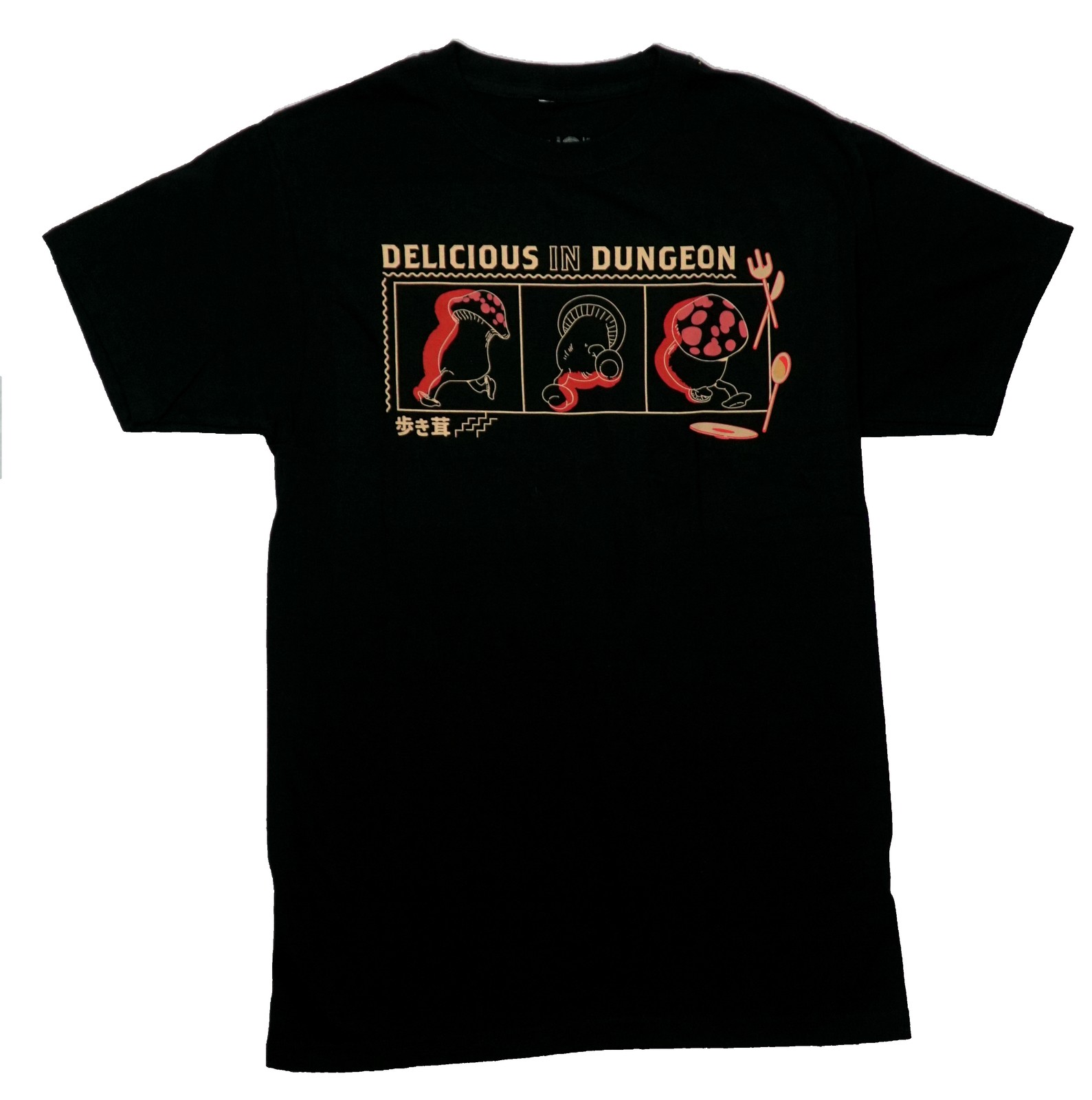 Delicious In Dungeon New Adult T-Shirt – 3 Panel Walking Mushrooms